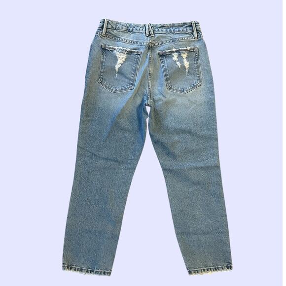 Good American Good Girlfriend Jeans Distressed High Waist 8/29 - Picture 8 of 8